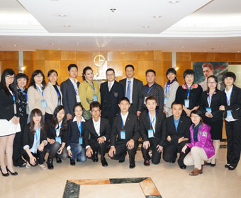 中國青年政治學院教育發展基金會雙智青年英才基金到訪金利來集團